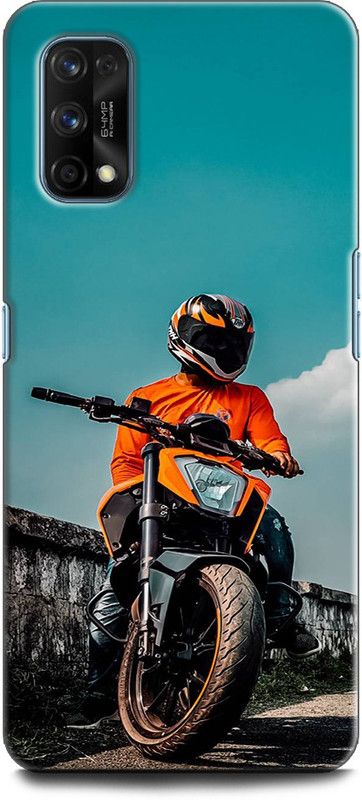 Afterglow Back Cover for Realme Narzo 30 Pro DUKE, KTM, BIKE, RACER, DUCK LOVE, BIKER  (Multicolor, Shock Proof, Pack of: 1)