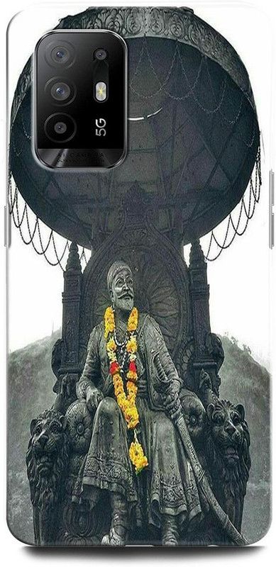 ORBIQE Back Cover for OPPO F19 Pro+ 5G CPH2213 SHIVAJI, CHATRAPATI SHIVAJI MAHARAJ, INDIAN KING  (Multicolor, Hard Case, Pack of: 1)