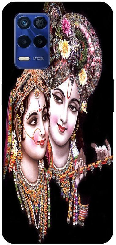 Bluvver Back Cover for Realme 8s 5G , RMX3381, Printed God Radh Krishna Back Cover  (Multicolor, Hard Case, Pack of: 1)