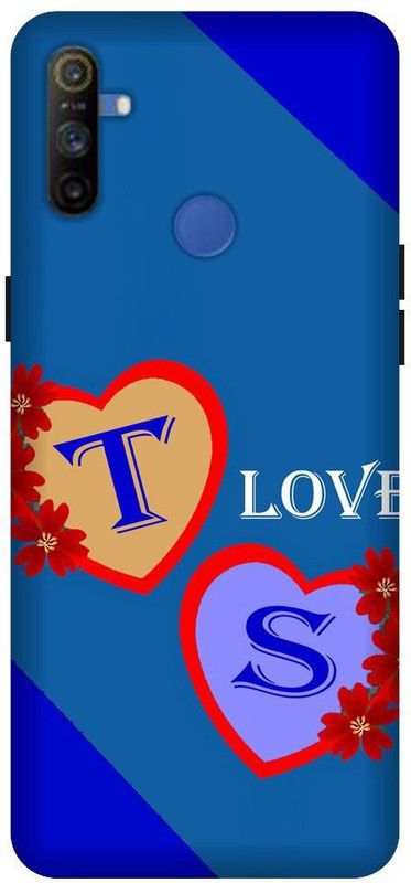 SSMORYA Back Cover for Realme Narzo 20A, TS Letter, Love Printed Back Cover  (Multicolor, Hard Case, Pack of: 1)