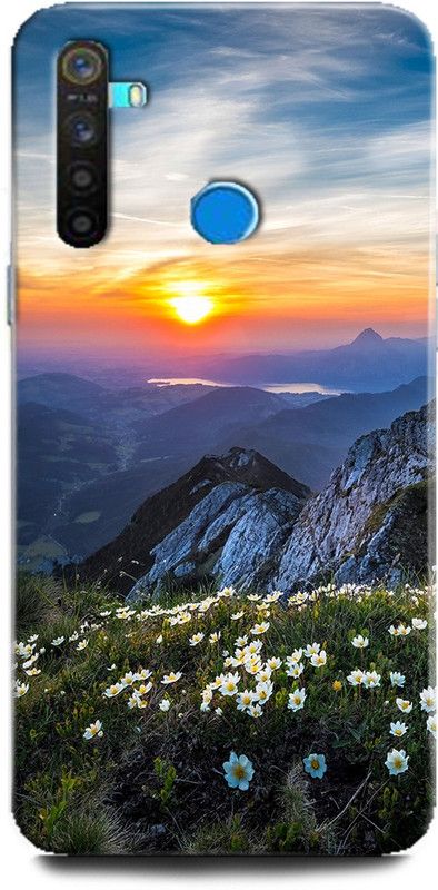 Afterglow Back Cover for realme Narzo 10  (Blue, Green, Shock Proof)