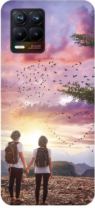 URCHIN Back Cover for Realme 8 Anime, Love, Couple, Your Name, Anime couple  (Multicolor, Shock Proof, Pack of: 1)