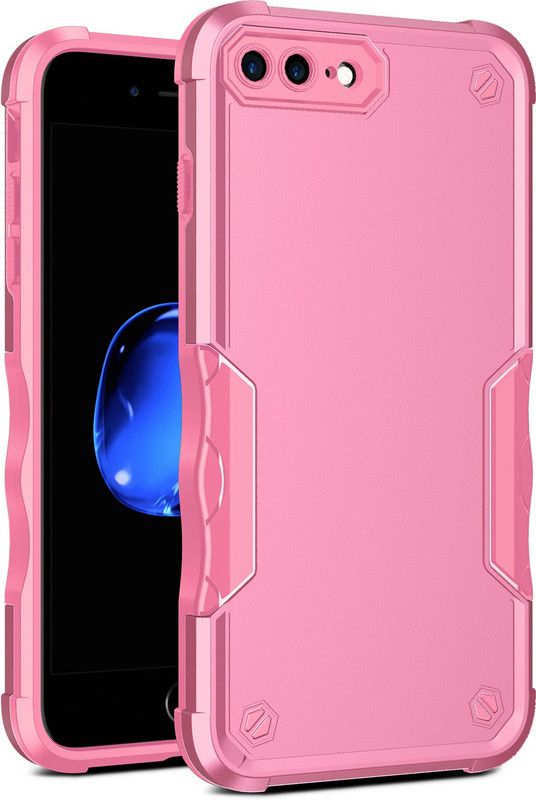Q Wallet Back Cover for Apple iPhone 8 PLUS / iPhone 7 PLUS  (Pink, Dual Protection, Pack of: 1)