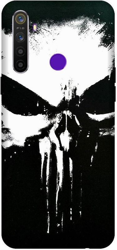 URCHIN Back Cover for Realme 5 pro Punisher, Punisher logo, Skull, Ghost  (Multicolor, Shock Proof, Pack of: 1)