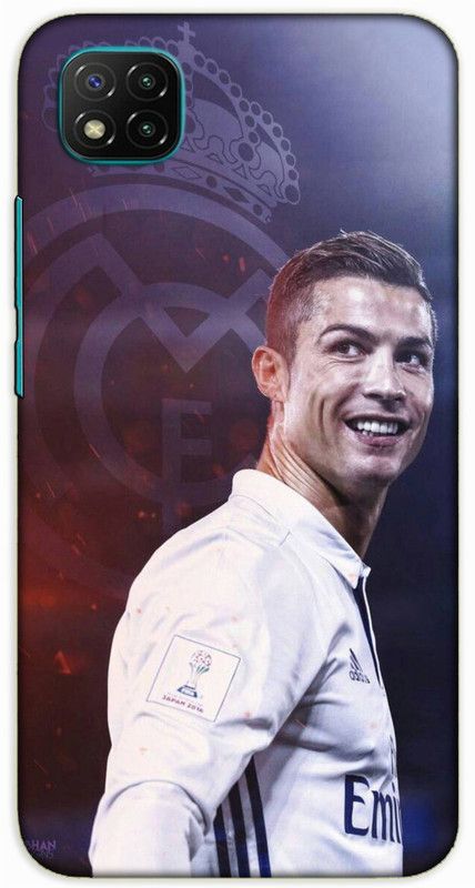 iprinto Back Cover for Poco C3 Footballer Back Cover  (White, Hard Case, Pack of: 1)