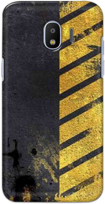 NDCOM Back Cover for Samsung Galaxy J2 2018 Yellow Zebra Crossing Printed  (Multicolor, Hard Case, Pack of: 1)