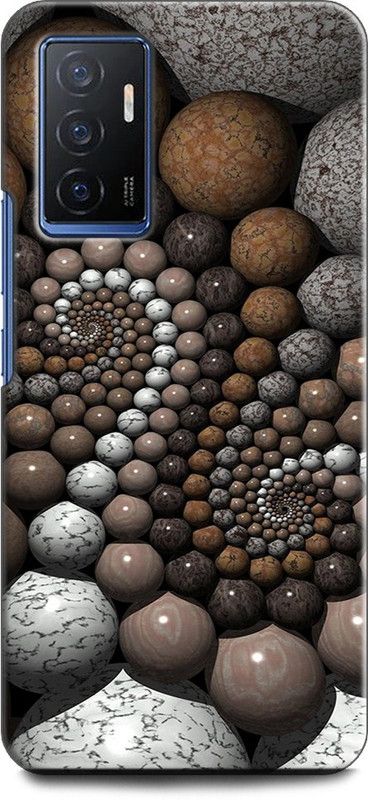 Wall Art Back Cover for Vivo V23E (5G) PATTERNS, PINK, STONE, COLORS, MANDALA, ABSTRACT ART, DESIGNS  (Multicolor, Dual Protection, Pack of: 1)