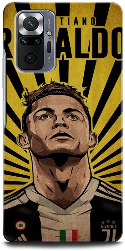 INTELLIZE Back Cover for REDMI Note 10 Pro CRISTIANO RONALDO, RONALDO 7, CR, 7, FOOTBALL, SPORTS, REAL MADRID  (Multicolor, Hard Case, Pack of: 1)