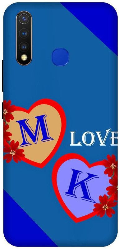SSMORYA Back Cover for Vivo Y19 MK Letter, Love Printed  (Multicolor, Shock Proof, Pack of: 1)