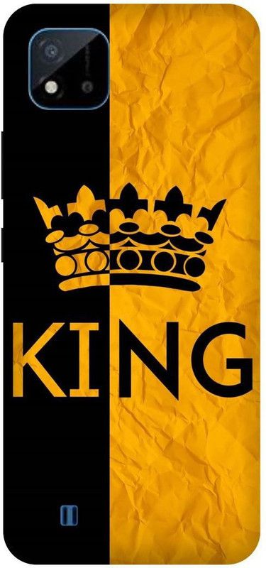 DIKRO Back Cover for realme C20, RMX3063, KING, RAJA, PRINCE  (Multicolor, Hard Case, Pack of: 1)