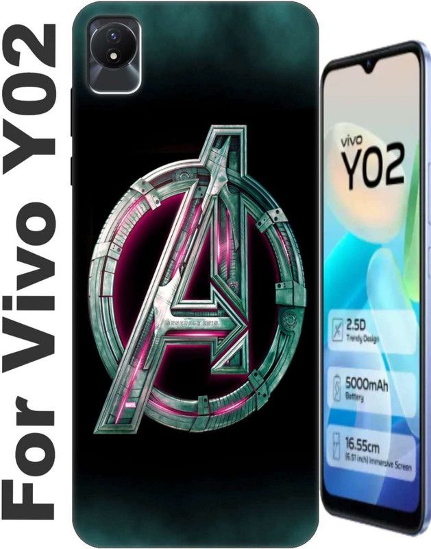 RDcon Back Cover for Vivo Y02 2741  (Grey, Dual Protection, Silicon, Pack of: 1)