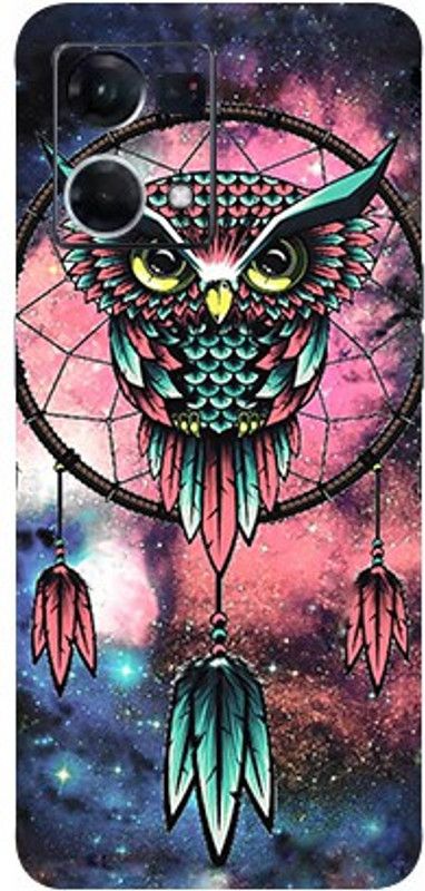 AsSkin Oppo F21 Pro 4G, oppo f21 pro 4g, oppo f21 pro 4g Mobile Skin  (Ultra Super Pink Owl Skin With High Matte Finish..0786)