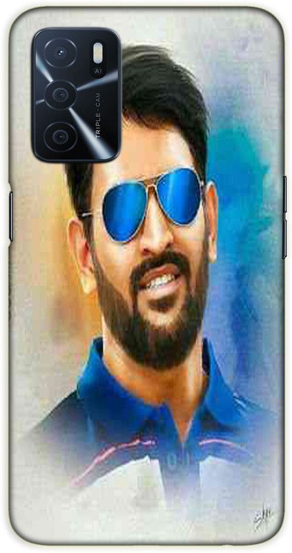 iprinto Back Cover for Oppo A53s 5G, Oppo A16 MS Dhoni Back Cover  (White, Hard Case, Pack of: 1)