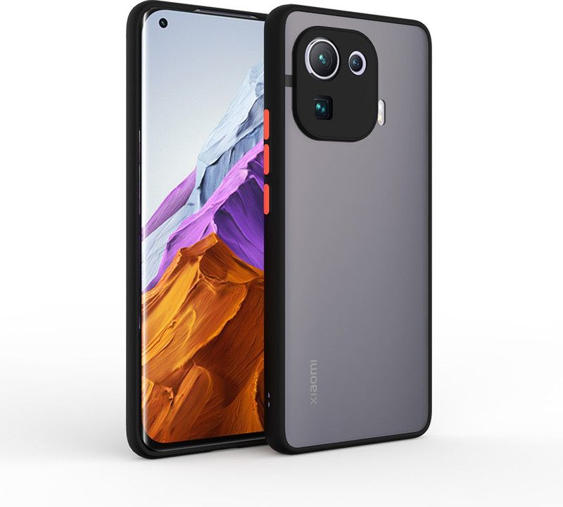 Instyle Back Cover for Mi 11 PRO  (Black, Grip Case, Pack of: 1)