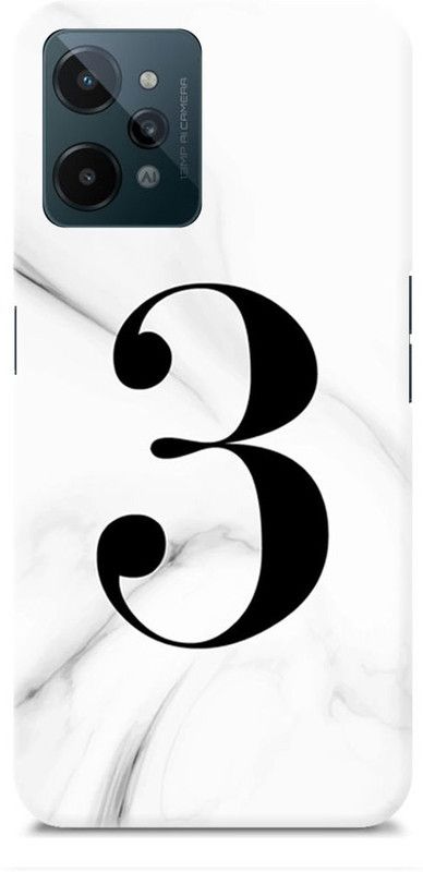 Mast Kalandar Back Cover for realme C31  (White, Black, Hard Case, Pack of: 1)