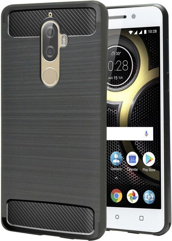 Trendzcase Back Cover for Lenovo K8 Plus  (Black, Grip Case, Pack of: 1)