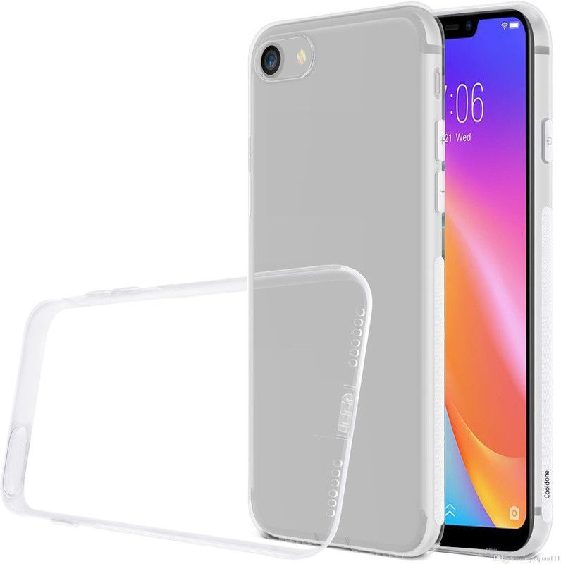 Cooldone Back Cover for VIVO Y71  (Transparent, Grip Case, Silicon, Pack of: 1)