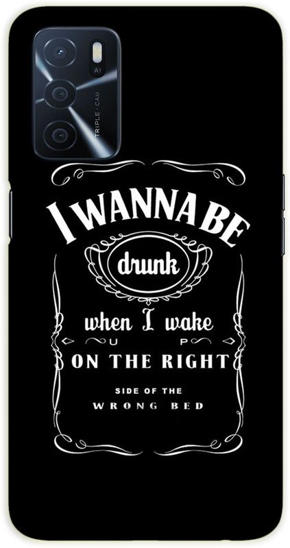 iprinto Back Cover for Oppo A53s 5G, Oppo A16 Quotes Back Cover  (Black, Hard Case, Pack of: 1)