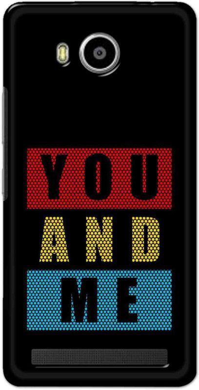 NDCOM Back Cover for Lenovo A7700 You And Me Printed  (Multicolor, Hard Case, Pack of: 1)