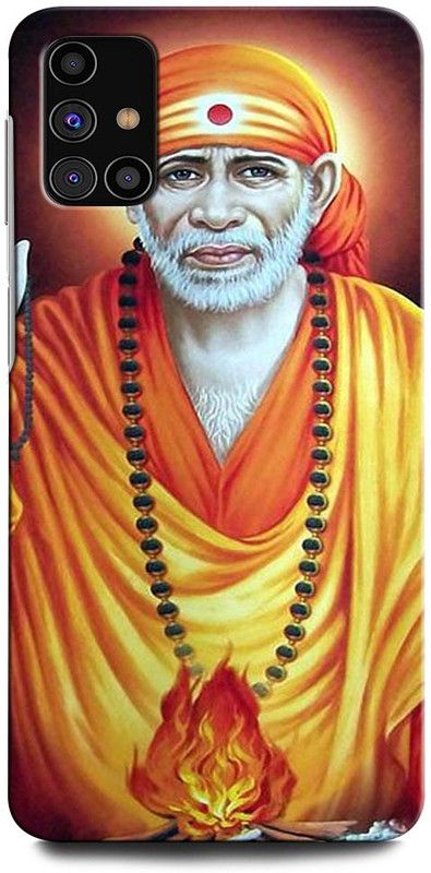 GRAFIQE Back Cover for SAMSUNG GALAXY M31S OM SAI BABA, OM SAI, OM SAI RAM, SAIBABA, GOD  (Multicolor, Shock Proof, Pack of: 1)