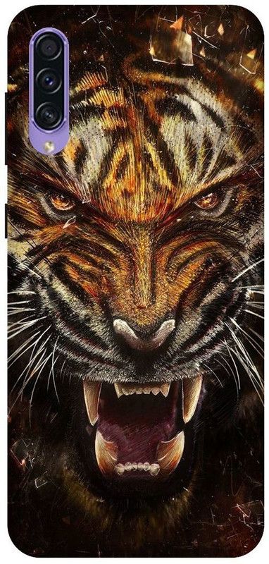 SSMORYA Back Cover for Samsung Galaxy A50s King Lion Printed Back Cover  (Multicolor, Waterproof)