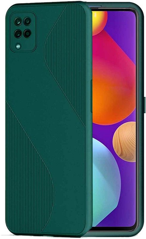 RRTBZ Back Cover for Samsung Galaxy M62  (Green, Silicon, Pack of: 1)