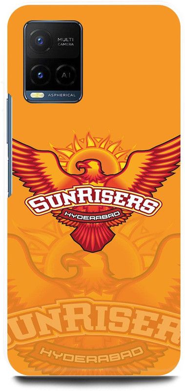 play fast Back Cover for Vivo Y33s, V2109 SUNRISES, HYDERABAD, IPL, TEAM, ORANGE, ARMY, LOGO  (Orange, Hard Case, Pack of: 1)