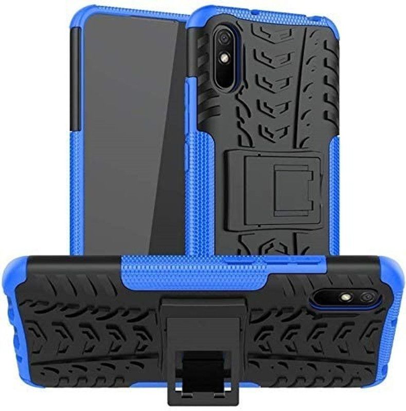 DropFit Back Cover for Xiaomi Redmi 9i  (Blue, Rugged Armor, Pack of: 1)