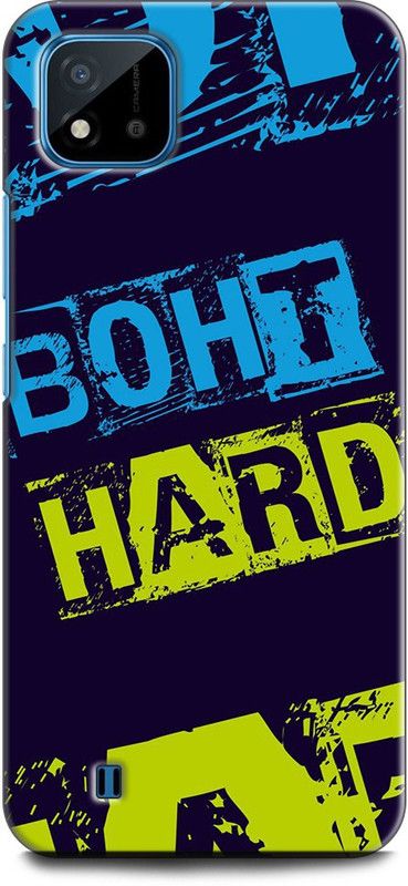 INDICRAFT Back Cover for Realme C11 2021, RMX3231 BOHT HARD, ATTITUDE, QOUTES, TRAND  (Multicolor, Dual Protection, Pack of: 1)