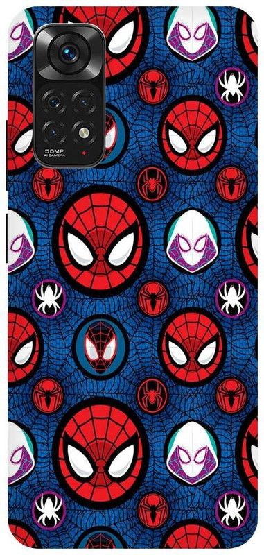 THE NARAYANA COLLECTIONS Back Cover for REDMI NOTE 11s-VENOM,SPIDER,MAN,ANGEY  (Multicolor, Hard Case, Pack of: 1)
