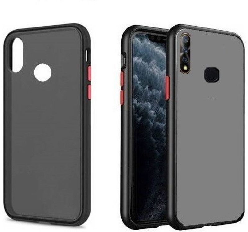 DHAN GTB Back Cover for Vivo U20  (Grey, Grip Case, Pack of: 1)