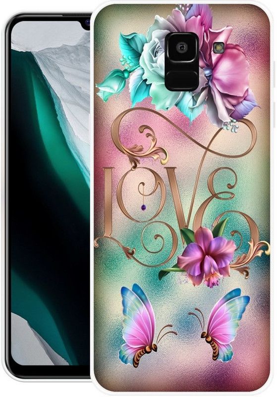 PINKZAP Back Cover for Samsung Galaxy J6, Samsung Galaxy On6  (Multicolor, Grip Case, Silicon)