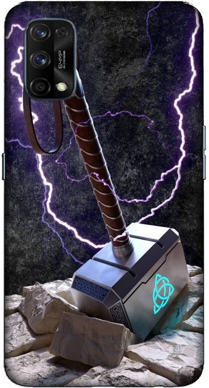 CROKIAN Back Cover for Realme 7 Pro Thor hammer Back Cover  (Multicolor, Hard Case, Pack of: 1)