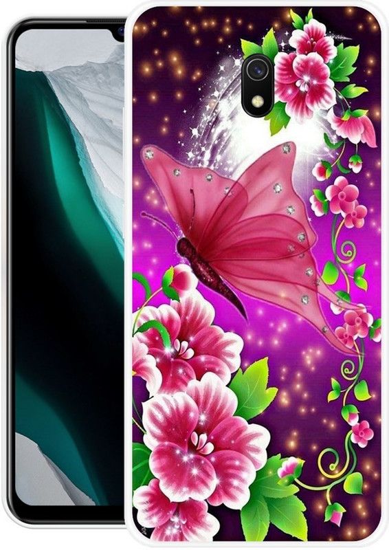 NEVYZAP Back Cover for Redmi 8A  (Multicolor, Grip Case, Silicon, Pack of: 1)