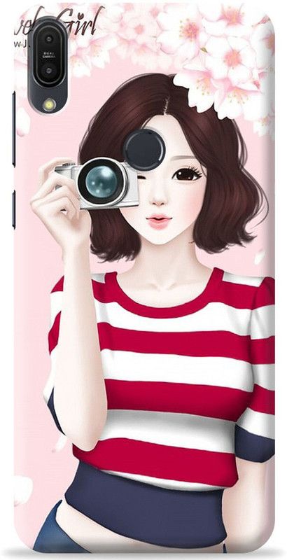 Crafter Back Cover for Asus Zenfone Max Pro M1  (Red, Shock Proof, Pack of: 1)
