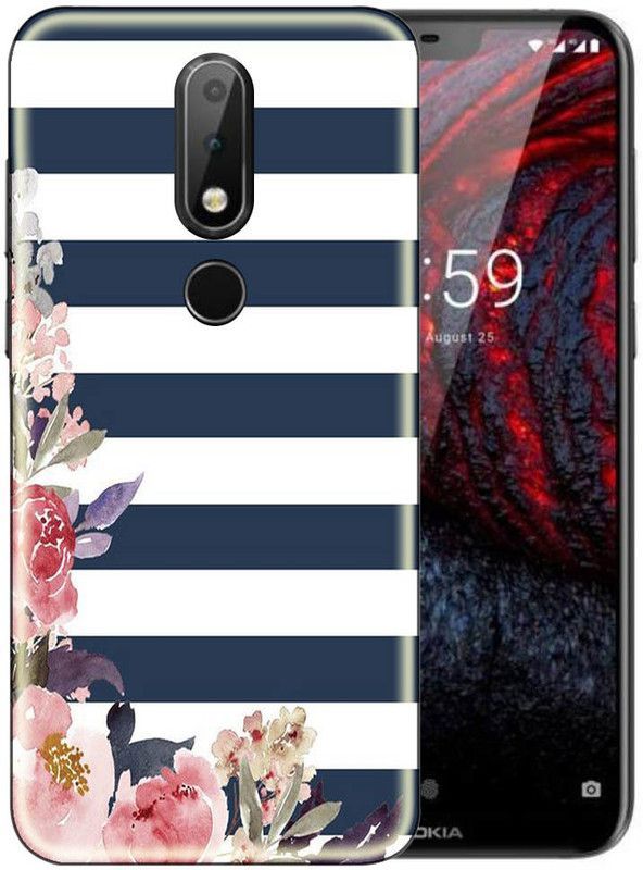 Case Club Back Cover for Nokia 6.1 Plus  (Multicolor, Shock Proof, Pack of: 1)