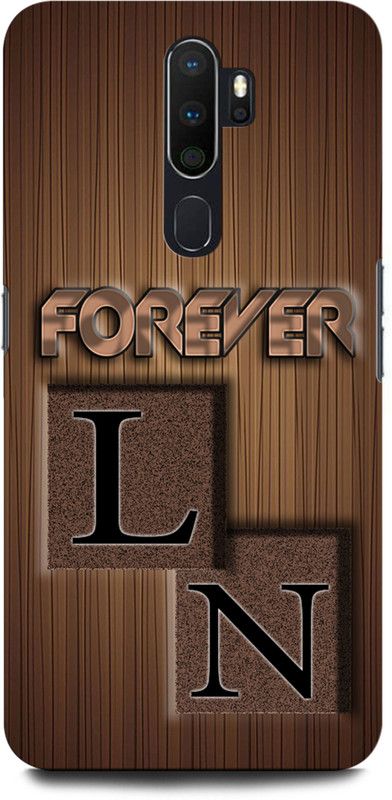 INTELLIZE Back Cover for OPPO A9 2020 LN, L LOVE N, N LOVE L, L LETTER, N LETTER, LN NAME  (Multicolor, Hard Case, Pack of: 1)