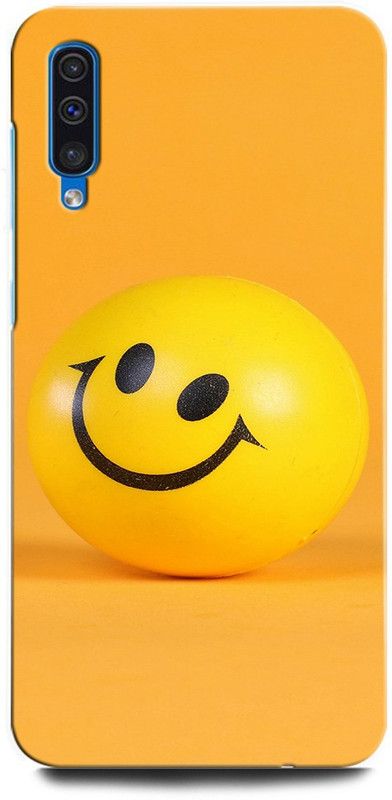 ORBIQE Back Cover for SAMSUNG Galaxy A50s SMILE, SMILE FACE, FUNNY, HAPPY, CARTOON  (Multicolor, Hard Case, Pack of: 1)
