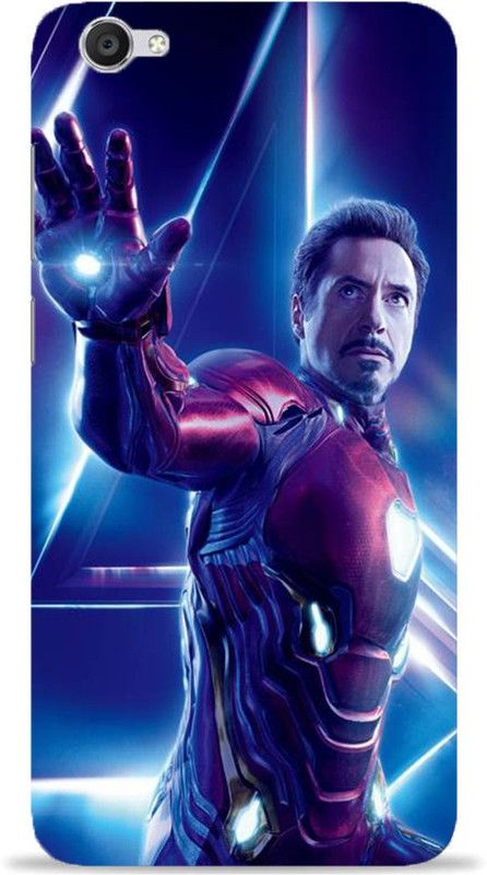 NDCOM Back Cover for Vivo Y55 Avengers End Game Iron Man Printed  (Multicolor, Hard Case, Pack of: 1)