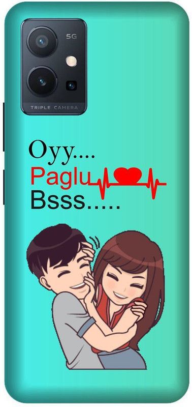 Yoprint Back Cover for Vivo T1 5G girl & boy couple Printed cover  (Multicolor, Hard Case, Pack of: 1)