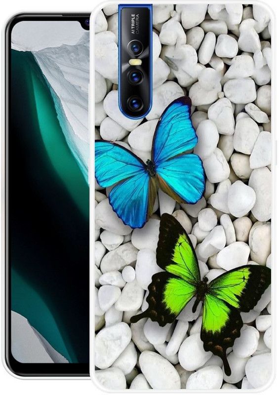 Krtagy Back Cover for Vivo V15 Pro  (Multicolor, Dual Protection, Silicon, Pack of: 310)