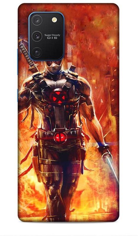 MAPPLE Back Cover for Samsung Galaxy S10 Lite (Printed / Deadpool / Marvel / Superhero)  (Black, Hard Case, Pack of: 1)