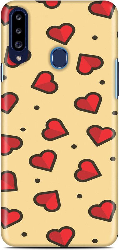 Sankee Back Cover for Samsung Galaxy A20S SM-A207F/DS, SM-A207FN/DS  (Red, Hard Case)