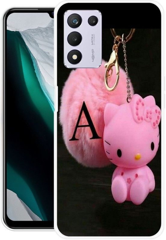 Khadoliya Back Cover for Realme 9 5G SE  (Black, Pink, Grip Case, Silicon)
