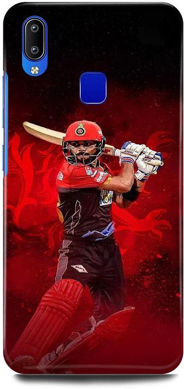 JUGGA Back Cover for Vivo Y95, 1807, VIRAT, KOHLI, INDIAN, PLAYER, CRICKETER, RCB  (Red, Hard Case, Pack of: 1)