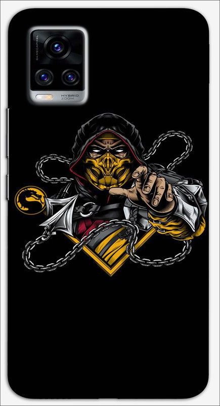 artocus Back Cover for Vivo V20 , Vivo V20 Skull chain Printed Back Cover  (Multicolor, Hard Case, Pack of: 1)