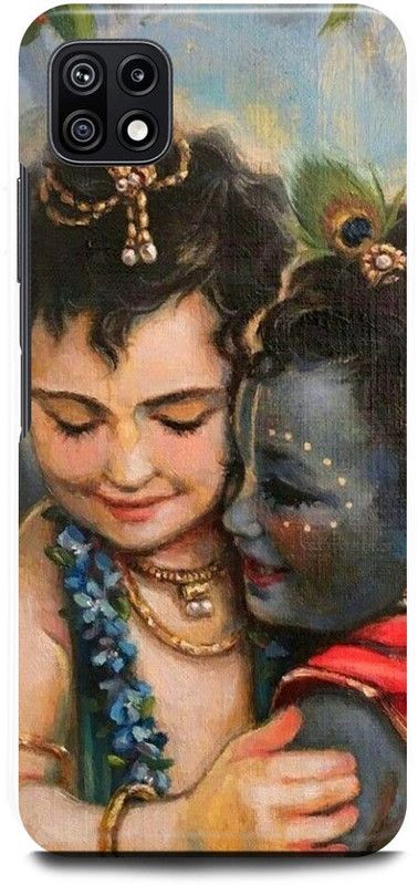 FUGGA Back Cover for SAMSUNG Galaxy A22 5G, RADHA, KRISHNA, KANHAIYA, JI, KRISHAN, JI, GOD  (Multicolor, Hard Case, Pack of: 1)