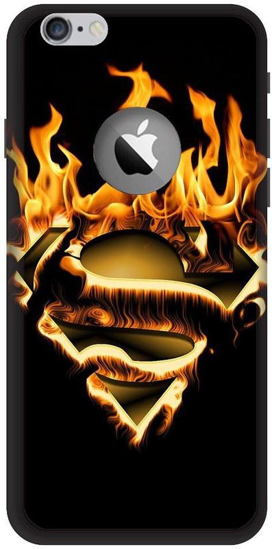 BYXIS Back Cover for iphone 7 cutSuperman, Superman Logo, Superman cover, Black Superman  (Multicolor, Shock Proof, Pack of: 1)