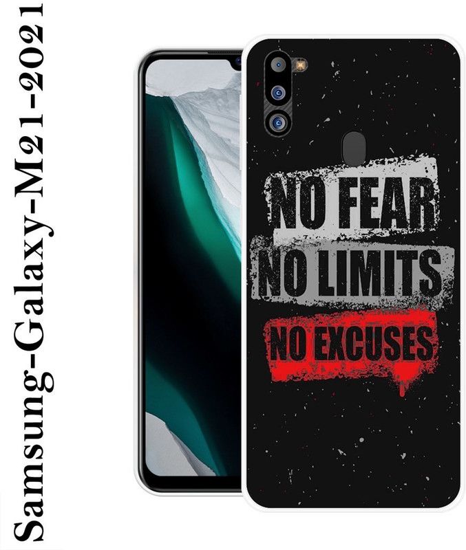 SHIVKUDI Back Cover for Samsung Galaxy M21 2021  (Multicolor, Silicon)
