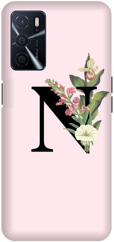 VS PRINT LINK Back Cover for OPPO A16 \ CPH2269 \ N letter,N name N word , Printed Back Cover  (Pink, Hard Case, Pack of: 1)
